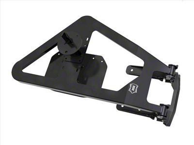 ICON Impact Off-Road Armor PRO Series Body Mounted Tire Carrier (18-25 Jeep Wrangler JL)