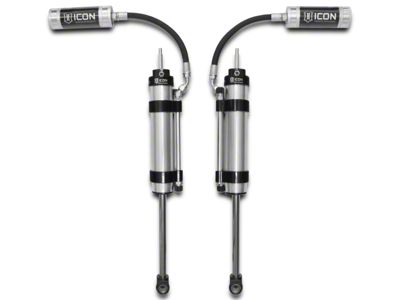 ICON Vehicle Dynamics OMEGA Series Front Remote Reservoir Bypass Shocks for 4.50-Inch Lift (07-18 Jeep Wrangler JK)