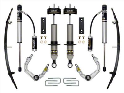 ICON Vehicle Dynamics 0 to 2-Inch EXP Suspension Lift Kit with Billet Upper Control Arms; Stage 3 (05-23 6-Lug Tacoma, Excluding TRD Pro)