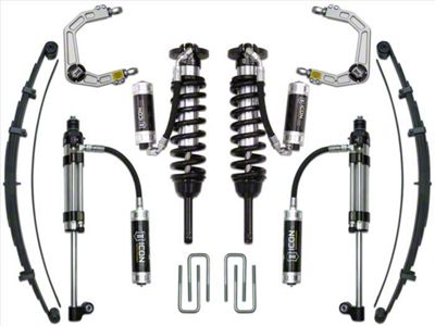 ICON Vehicle Dynamics 0 to 2.75-Inch Suspension Lift System with Billet Upper Control Arms; Stage 10 (16-23 4WD Tacoma)