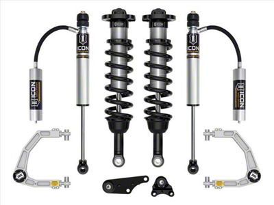ICON Vehicle Dynamics 1.25 to 3-Inch Suspension Lift System with Billet Upper Control Arms; Stage 3 (24-25 4WD Tacoma, Excluding Limited, Trailhunter & TRD Pro)