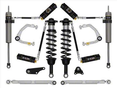 ICON Vehicle Dynamics 1.25 to 3-Inch Suspension Lift System with Billet Upper Control Arms; Stage 8 (24-25 4WD Tacoma, Excluding Limited, Trailhunter & TRD Pro)