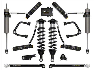 ICON Vehicle Dynamics 1.25 to 3-Inch Suspension Lift System with Tubular Upper Control Arms; Stage 10 (24-25 4WD Tacoma, Excluding Limited, Trailhunter & TRD Pro)