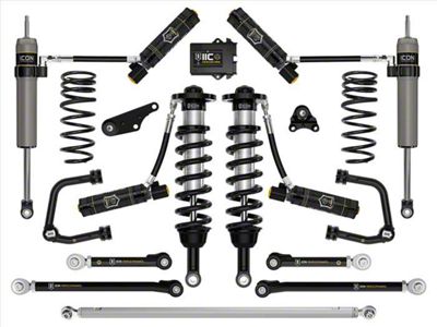 ICON Vehicle Dynamics 1.25 to 3-Inch Suspension Lift System with Tubular Upper Control Arms; Stage 13 (24-25 4WD Tacoma, Excluding Limited, Trailhunter & TRD Pro)