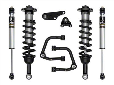 ICON Vehicle Dynamics 1.25 to 3-Inch Suspension Lift System with Tubular Upper Control Arms; Stage 2 (24-25 4WD Tacoma, Excluding Limited, Trailhunter & TRD Pro)