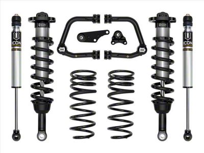ICON Vehicle Dynamics 1.25 to 3-Inch Suspension Lift System with Tubular Upper Control Arms and Triple Rate Rear Springs; Stage 2 (24-25 4WD Tacoma, Excluding Limited, Trailhunter & TRD Pro)