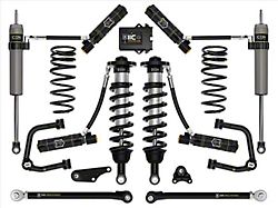 ICON Vehicle Dynamics 1.25 to 3-Inch Suspension Lift System with Tubular Upper Control Arms and Triple Rate Rear Springs; Stage 10 (24-25 4WD Tacoma, Excluding Limited, Trailhunter & TRD Pro)