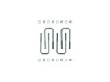 ICON Vehicle Dynamics Square U-Bolts; 8-Inch (05-23 Tacoma)