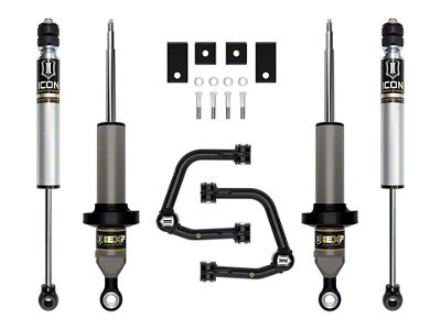 ICON Vehicle Dynamics 0 to 3-Inch Suspension Lift System with Billet Upper Control Arms; Stage 2 (22-25 Tundra w/o Load-Leveling Air System, Excluding TRD Pro)