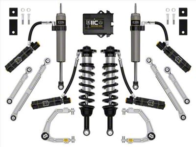 ICON Vehicle Dynamics 1.25 to 3.50-Inch Suspension Lift System with Billet Upper Control Arms; Stage 13 (22-25 Tundra w/o Load-Leveling Air System, Excluding TRD Pro)