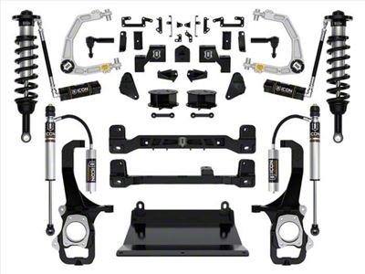 ICON Vehicle Dynamics 6-Inch Suspension Lift System with Billet Upper Control Arms; Stage 3 (22-25 Tundra w/o AVS System & Load-Leveling Air System)
