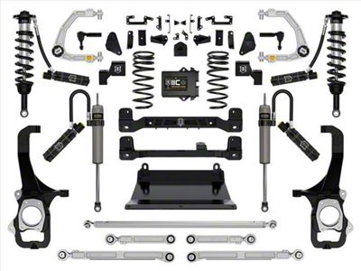 ICON Vehicle Dynamics 6-Inch Suspension Lift System with Billet Upper Control Arms; Stage 9 (22-25 Tundra w/o AVS System & Load-Leveling Air System)