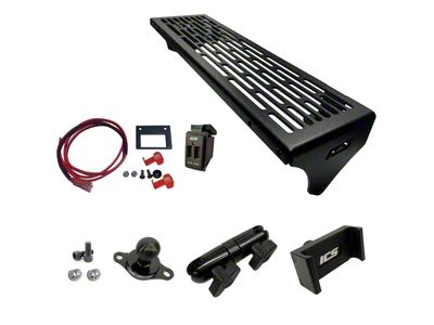 ICS FAB Dash Mount Kit; Matte Black (10-24 4Runner)