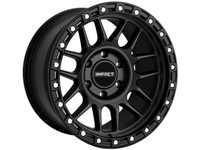 Impact Wheels 8808 Satin Black 6-Lug Wheel; 17x9; 0mm Offset (05-15 Tacoma)