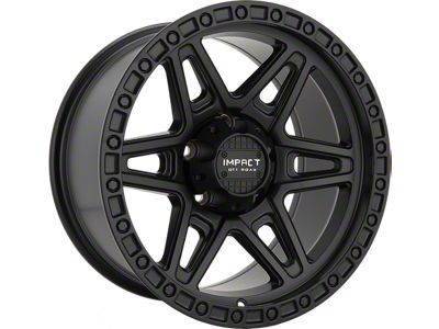 Impact Wheels 881 Satin Black 6-Lug Wheel; 17x9; -12mm Offset (24-25 Tacoma)