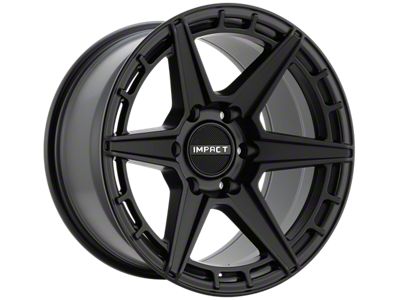 Impact Wheels 8809 Satin Black 6-Lug Wheel; 17x9; 0mm Offset (21-25 Bronco, Excluding Raptor)