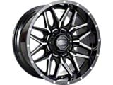 Impact Wheels 819 Gloss Black Milled 6-Lug Wheel; 18x9; 0mm Offset (22-25 Bronco Raptor)