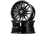 Impact Wheels 819 Gloss Black Milled 6-Lug Wheel; 20x10; -12mm Offset (22-26 Bronco Raptor)
