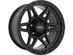 Impact Wheels 881 Satin Black Wheel; 17x9; -12mm Offset (20-26 Jeep Gladiator JT)