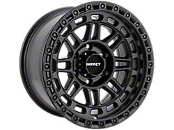 Impact Wheels 8806 Satin Black Wheel; 17x9; -12mm Offset (07-18 Jeep Wrangler JK)