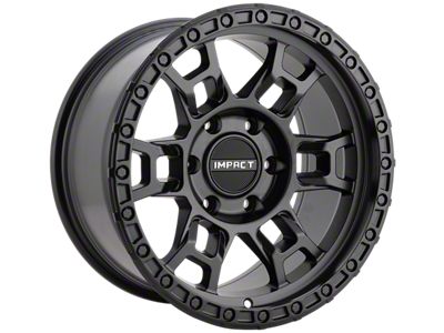 Impact Wheels 8812 Satin Black 6-Lug Wheel; 17x9; 0mm Offset (24-25 Tacoma)