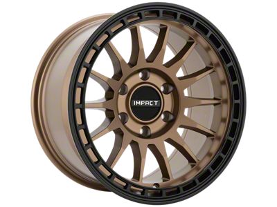 Impact Wheels 8815 Bronze with Black Ring 6-Lug Wheel; 17x9; 0mm Offset (24-25 Tacoma)