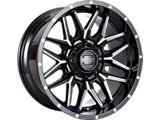 Impact Wheels 819 Gloss Black Milled 6-Lug Wheel; 18x9; 0mm Offset (22-25 Tundra)