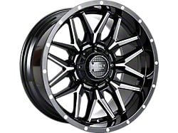 Impact Wheels 819 Gloss Black Milled 6-Lug Wheel; 18x9; 0mm Offset (22-25 Tundra)