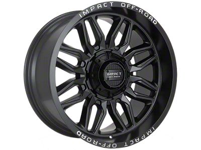 Impact Wheels 827 Matte Black 6-Lug Wheel; 20x10; -12mm Offset (22-25 Tundra)
