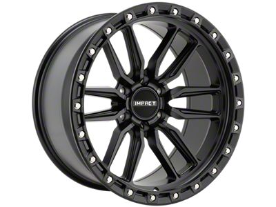 Impact Wheels 8810 Satin Black 6-Lug Wheel; 20x10; -12mm Offset (22-25 Tundra)