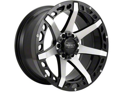Impact Wheels 904 Gloss Black Machined 6-Lug Wheel; 20x10; -12mm Offset (22-25 Tundra)
