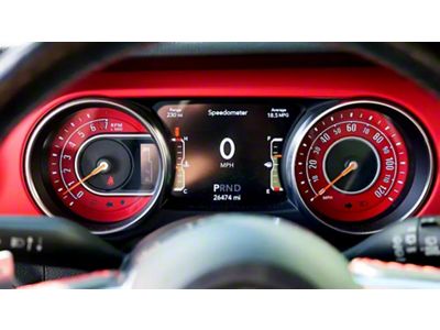 Infotainment Speedometer EVIC Instrument Panel Cluster; Factory OEM (18-25 Jeep Wrangler JL Sport)