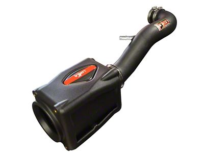 Injen Power Flow Cold Air Intake with Dry Filter; Wrinkle Black (20-25 3.6L Jeep Gladiator JT)