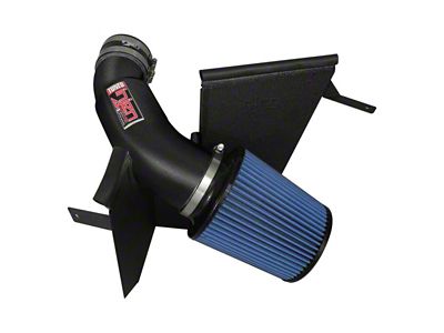 Injen Power Flow Cold Air Intake with Dry Filter; Wrinkle Black (12-19 6.4L HEMI Jeep Grand Cherokee WK2)