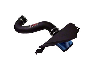 Injen Power Flow Cold Air Intake with Dry Filter; Wrinkle Black (14-20 5.7L HEMI Jeep Grand Cherokee WK2)