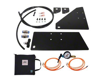 Innovative AT Products 4-Tire Air System for ARB Twin Compressor; Orange Airlines (18-25 Jeep Wrangler JL, Excluding 4xe & Rubicon 392)