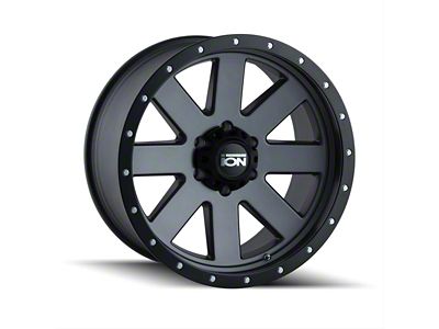 ION Wheels TYPE 134 Matte Gunmetal Beadlock 6-Lug Wheel; 17x8.5; -6mm Offset (24-25 Tacoma)