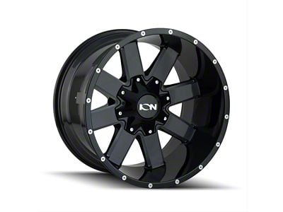 ION Wheels TYPE 141 Gloss Black Milled 6-Lug Wheel; 17x9; 18mm Offset (24-25 Tacoma)
