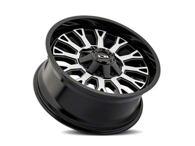 ION Wheels TYPE 152 Gloss Black Machined Wheel; 20x9; 0mm Offset (76-86 Jeep CJ7)