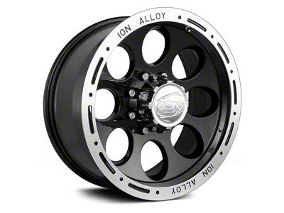 ION Wheels TYPE 174 Black Machined Wheel; 17x9; 0mm Offset (05-10 Jeep Grand Cherokee WK, Excluding SRT8)