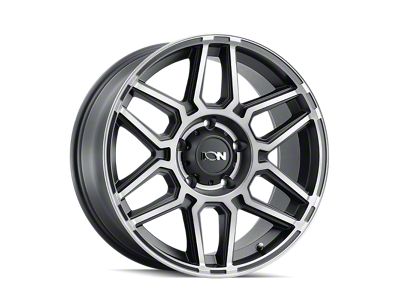 146 Matte Black Machined with Dark Wheel; 20x10; -19mm Offset (99-04 Jeep Grand Cherokee WJ)