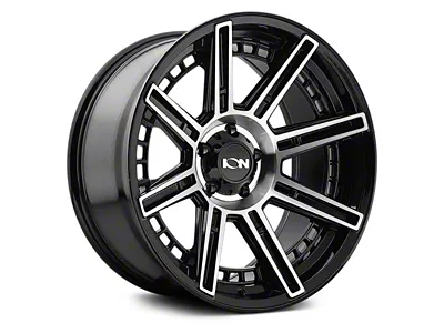 ION Wheels TYPE 149 Black Machined Wheel; 20x10; -24mm Offset (99-04 Jeep Grand Cherokee WJ)