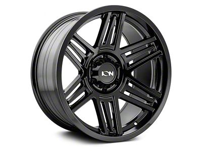 ION Wheels TYPE 147 Gloss Black Wheel; 17x9; 0mm Offset (07-18 Jeep Wrangler JK)