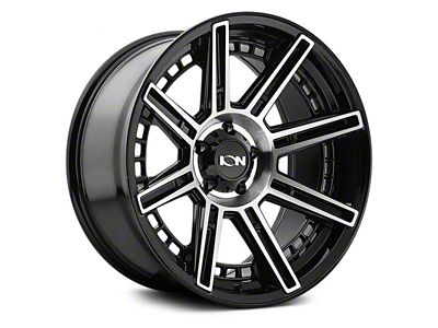 ION Wheels TYPE 149 Black Machined Wheel; 20x10; -24mm Offset (07-18 Jeep Wrangler JK)