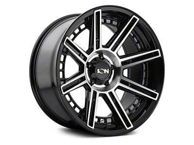 ION Wheels TYPE 149 Black Machined Wheel; 20x9; -12mm Offset (07-18 Jeep Wrangler JK)