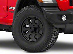 TYPE 171 Matte Black Wheel; 17x9; 0mm Offset (18-26 Jeep Wrangler JL)