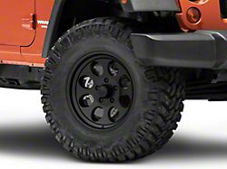 TYPE 171 Matte Black Wheel; 17x9; 0mm Offset (07-18 Jeep Wrangler JK)