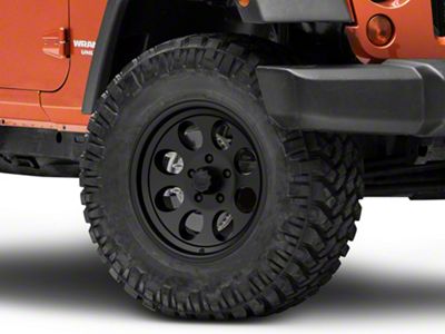 ION Wheels TYPE 171 Matte Black Wheel; 17x9; -12mm Offset (07-18 Jeep Wrangler JK)