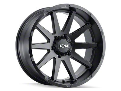 ION Wheels TYPE 143 Matte Black 6-Lug Wheel; 17x9; -12mm Offset (22-25 Tundra)