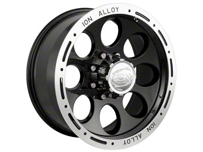 ION Wheels TYPE 174 Black Machined 6-Lug Wheel; 17x9; 0mm Offset (22-25 Tundra)